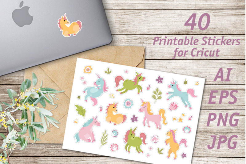 unicorns-printable-stickers-cricut-design