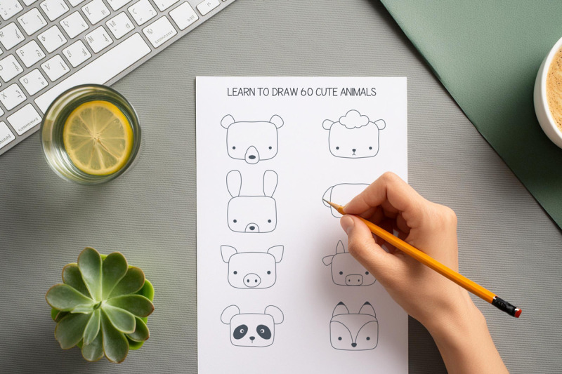 how-to-draw-60-animal-doodles-step-by-step-tutorials