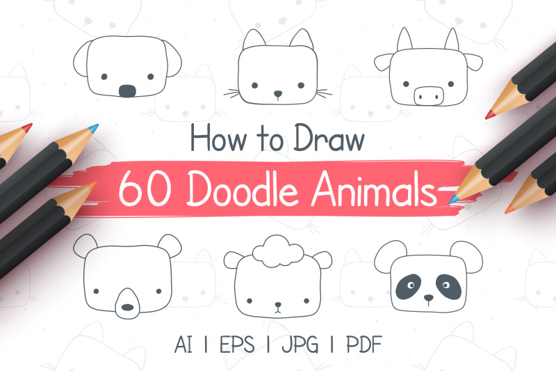 how-to-draw-60-animal-doodles-step-by-step-tutorials