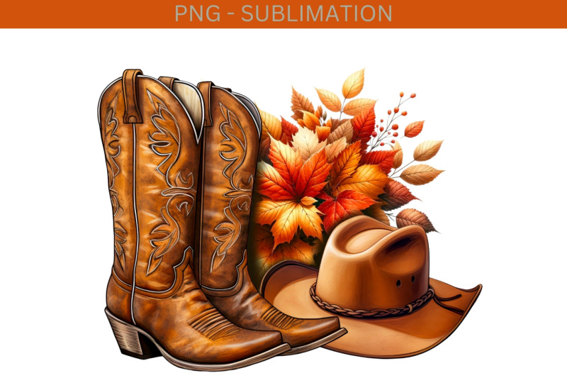 cowboy-autumn-sublimation-prints-western-png-designs