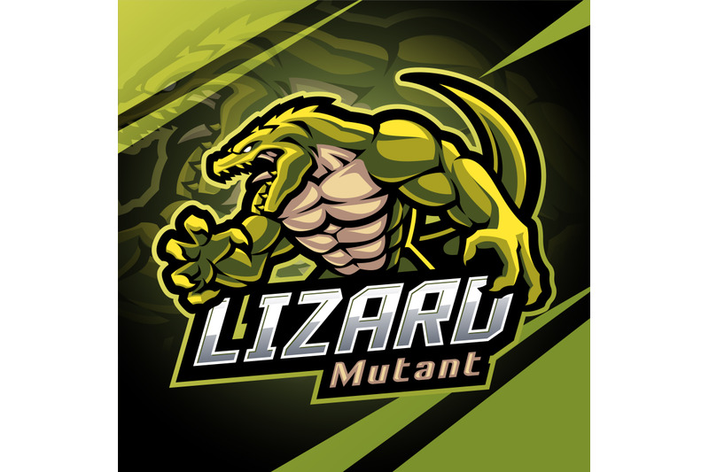 lizard-mutant-esport-mascot-logo-design