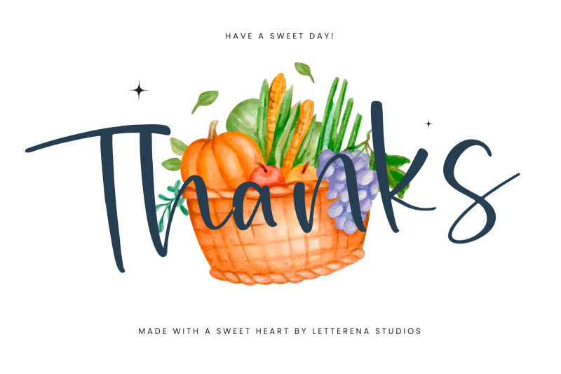 basket-sixfruits-quirky-handwritten-font