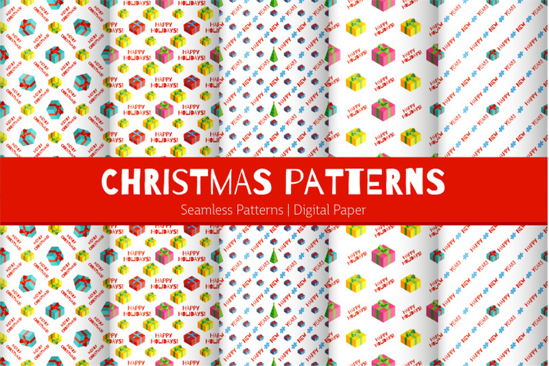 isometric-christmas-gifts-amp-patterns