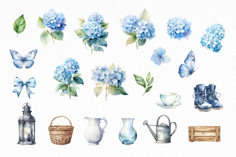 watercolor-blue-hydrangea-clipart