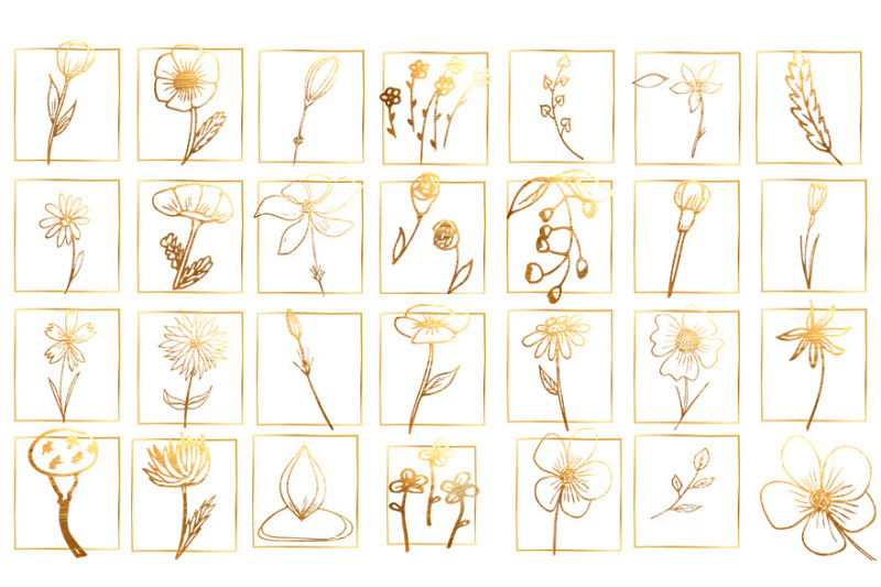 golden-flowers-frame-clipart-twig-flower-svg-png-jpeg