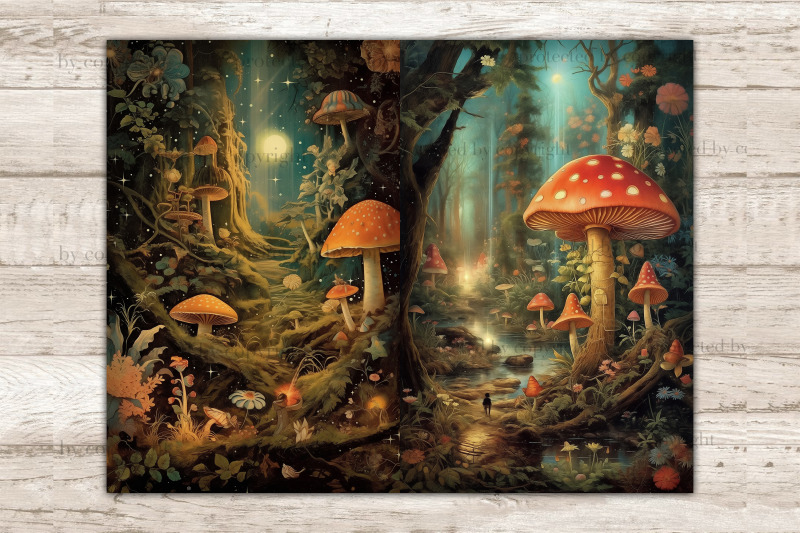 magic-forest-junk-journal-page-fairy-fantasy-printable