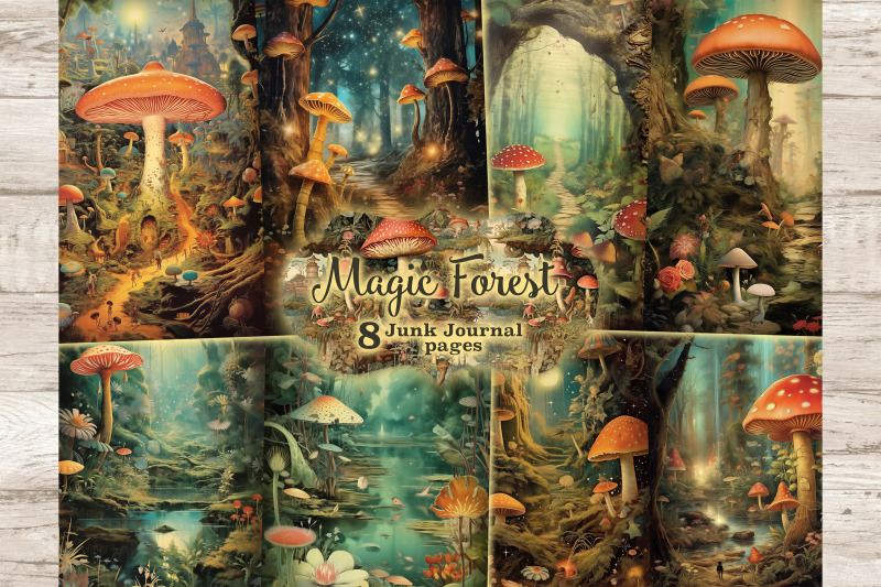 magic-forest-junk-journal-page-fairy-fantasy-printable