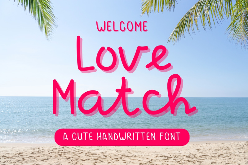 love-match-cute-handwritten-font