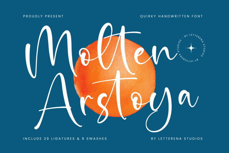 molten-arstoya-quirky-handwritten-font