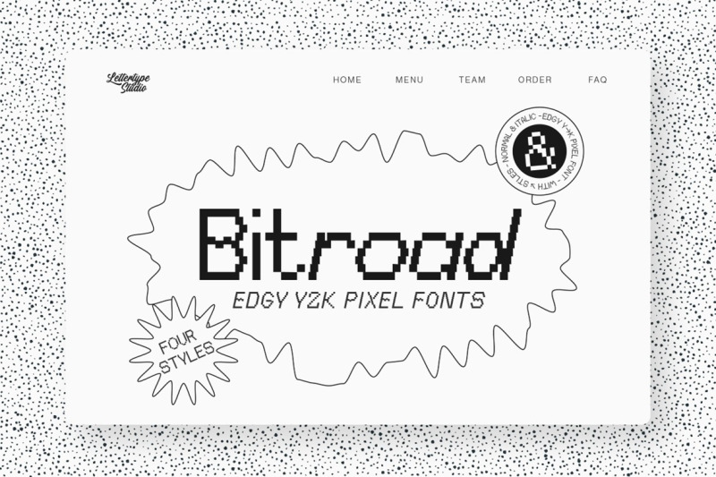 bitroad-edgy-y2k-pixel-font