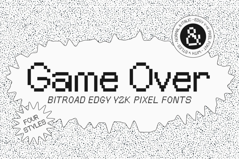 bitroad-edgy-y2k-pixel-font