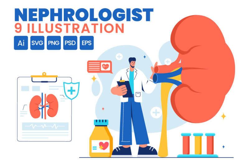 9-nephrologist-vector-illustration