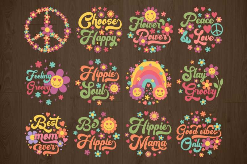 hippie-keychain-svg-retro-hippie-svg-bundle-groovy-svg-peace