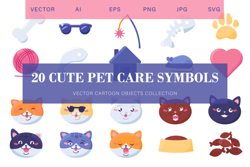 cute-cat-care-symbols-nbsp