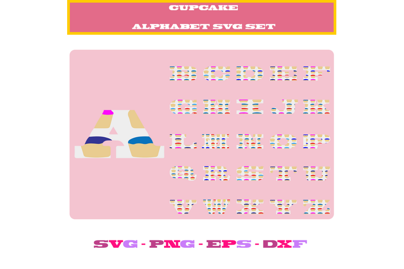 cupcake-alphabet-svg-set-svg-cut-file