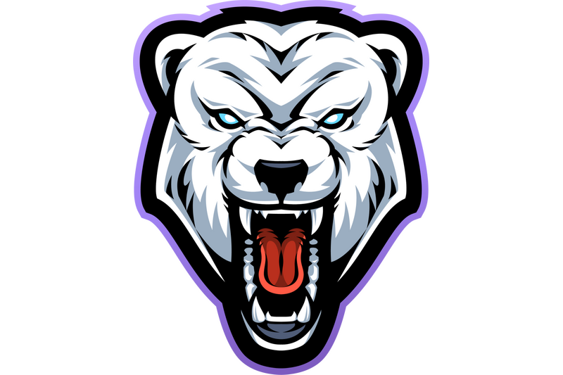 polar-bear-head-esport-mascot-logo-design