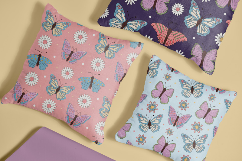 butterfly-digital-paper-pack