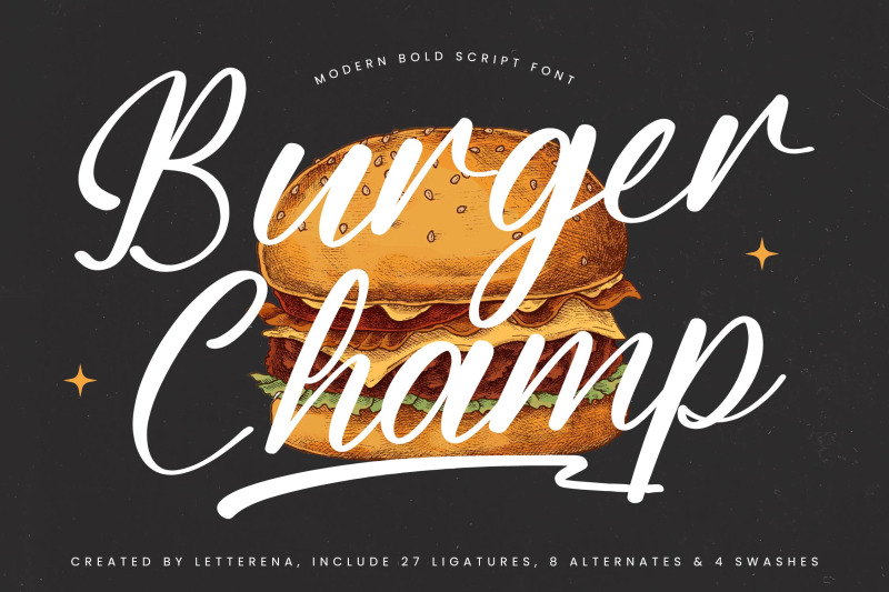 burger-champ-modern-bold-script