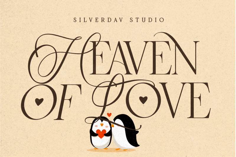 heaven-of-love-hybrid-font