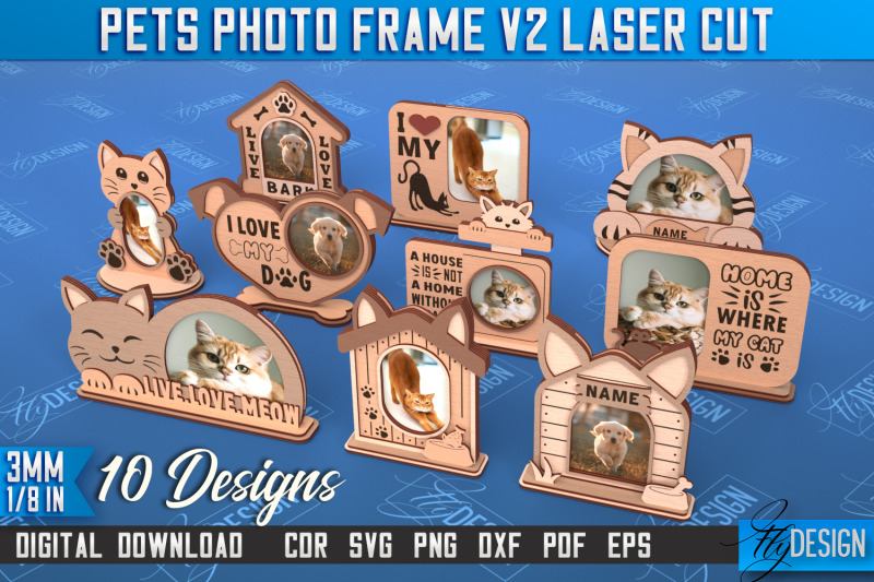 pet-photo-frame-bundle-home-pets-paws-print-best-friend-cnc