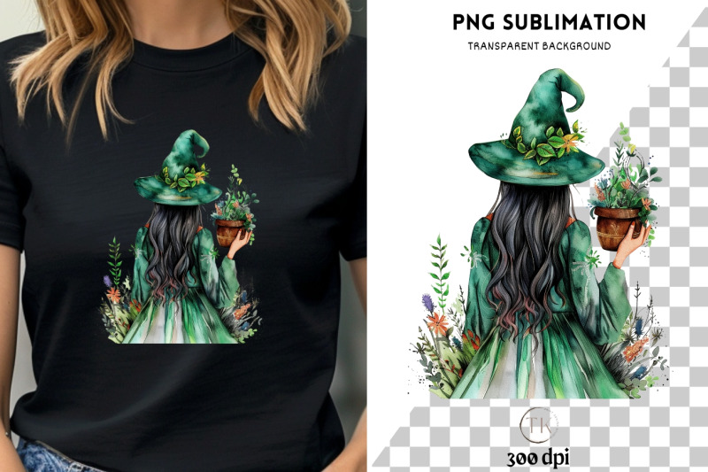 plant-witch-png-digital-print-for-dark-academia-crafting-transparent