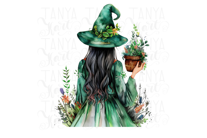 plant-witch-png-digital-print-for-dark-academia-crafting-transparent