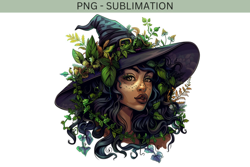 melanin-forest-witch-black-woman-png-digital-downloads-for-sublimatio