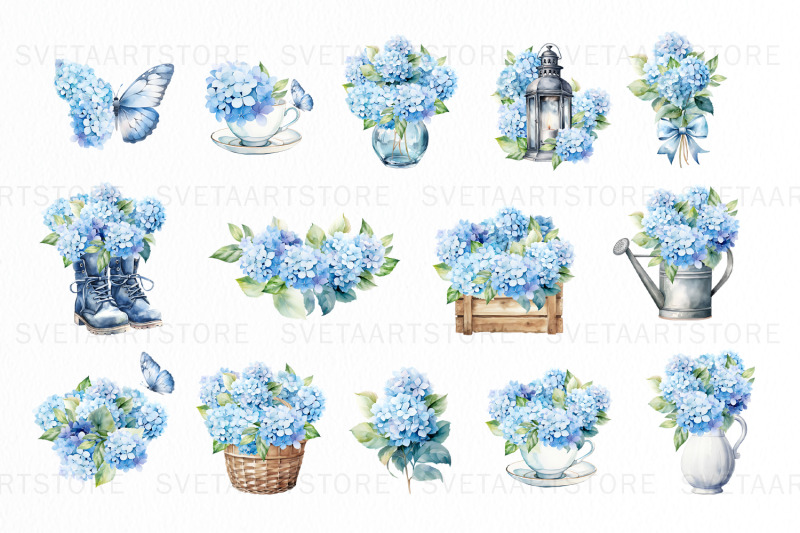 watercolor-blue-hydrangea-clipart