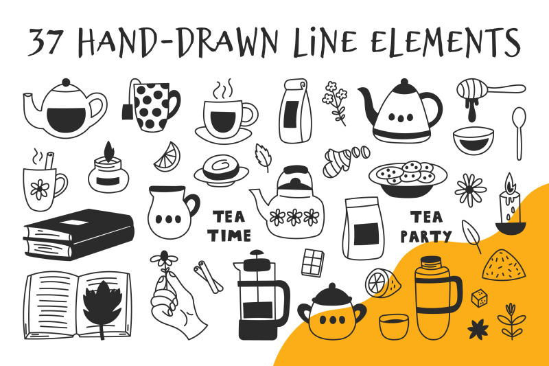 tea-doodles-png-clipart