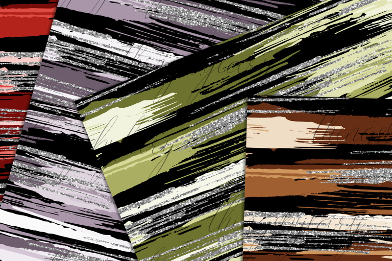 100-seamless-black-and-silver-glitter-brush-stroke-papers