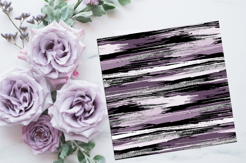 100-seamless-black-and-silver-glitter-brush-stroke-papers