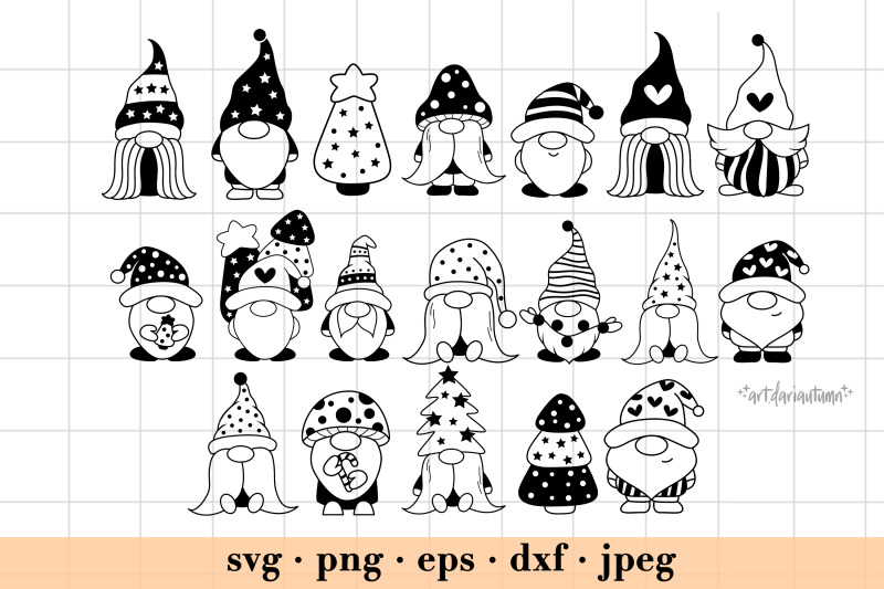 christmas-gnomes-svg-big-bundle