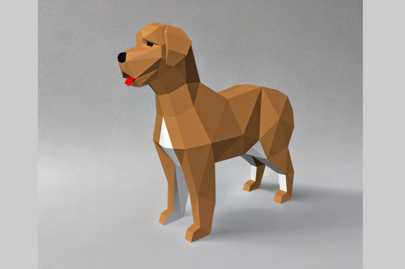 mastiff-cane-corso-3d-papercraft