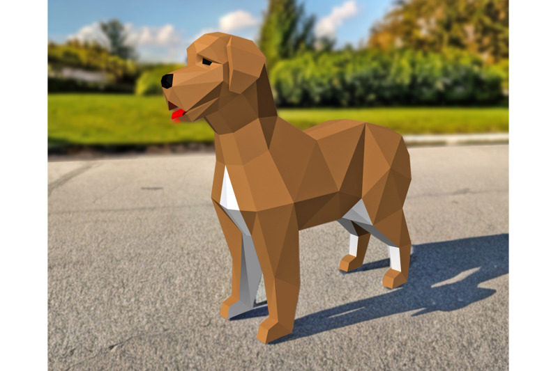 mastiff-cane-corso-3d-papercraft