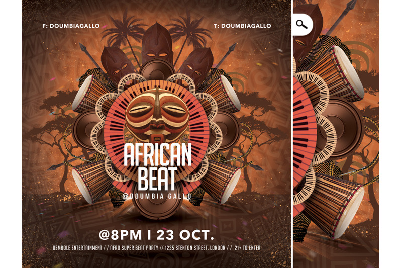 african-beat-flyer