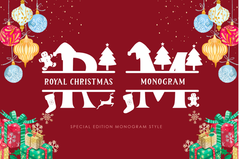 royal-christmas-monogram