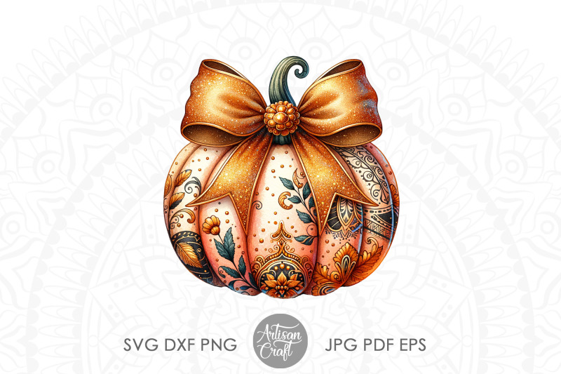 pumpkin-with-coquette-bow-pumpkin-pattern-fall-coquette-bow