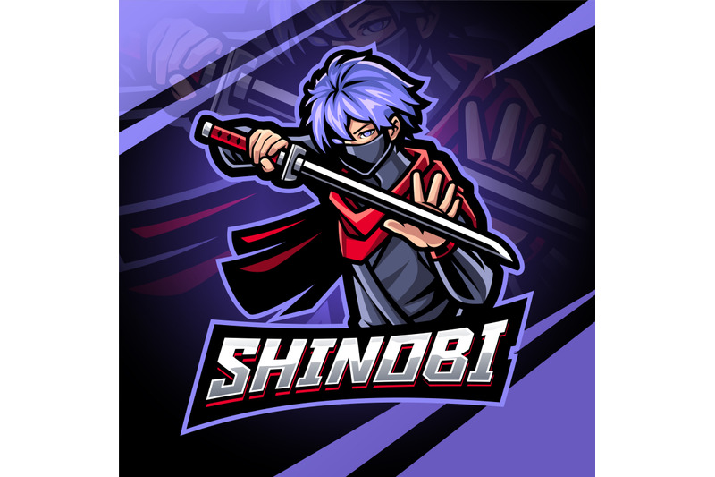 shinobi-esport-mascot-logo-design