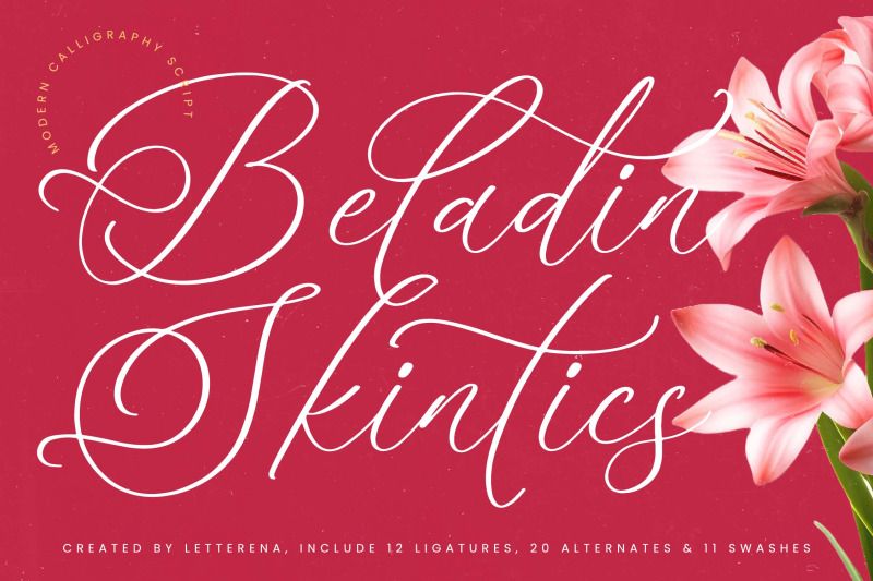 beladin-skintics-modern-calligraphy-script