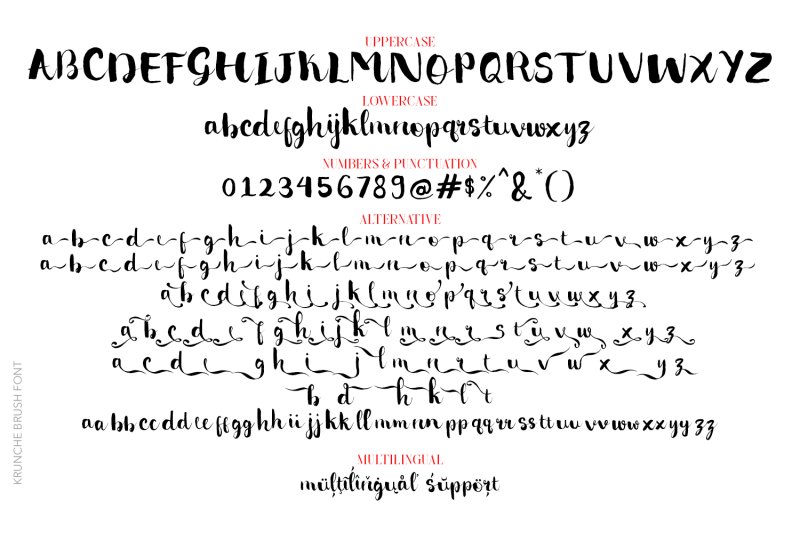 krunche-brush-script