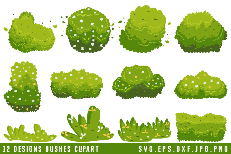 bushes-clipart-svg-green-grass-spring-elements