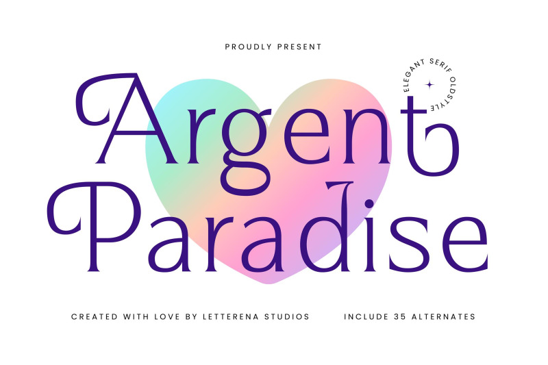 argent-paradise-elegant-serif-oldstyile