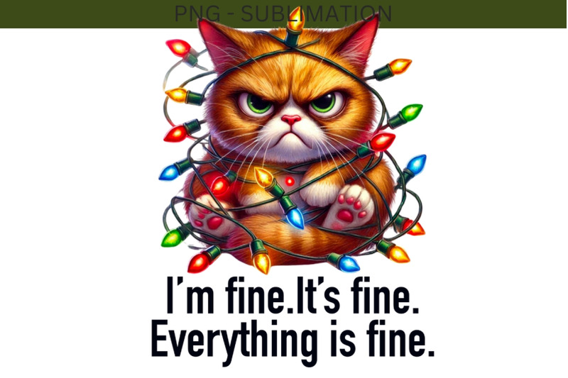 i-039-m-fine-it-039-s-fine-everything-is-fine-funny-cat