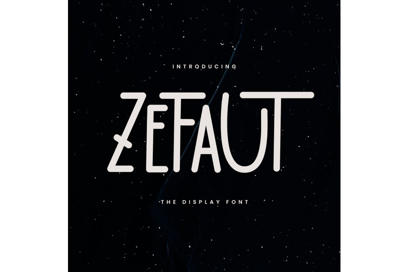 zefaut-display-font