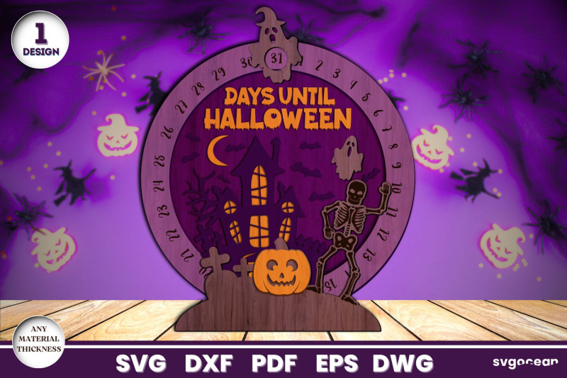 halloween-countdown-laser-cut