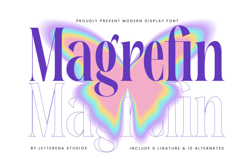 magrefin-modern-display-font