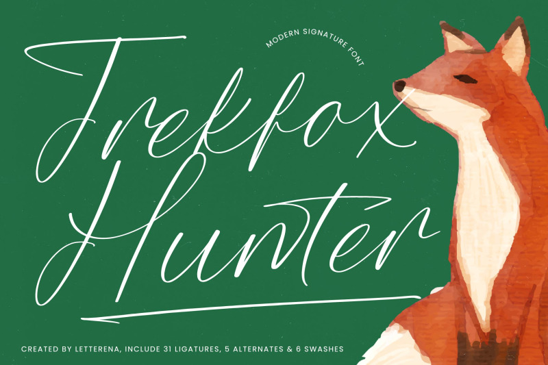 trekfox-hunter-modern-signature-font