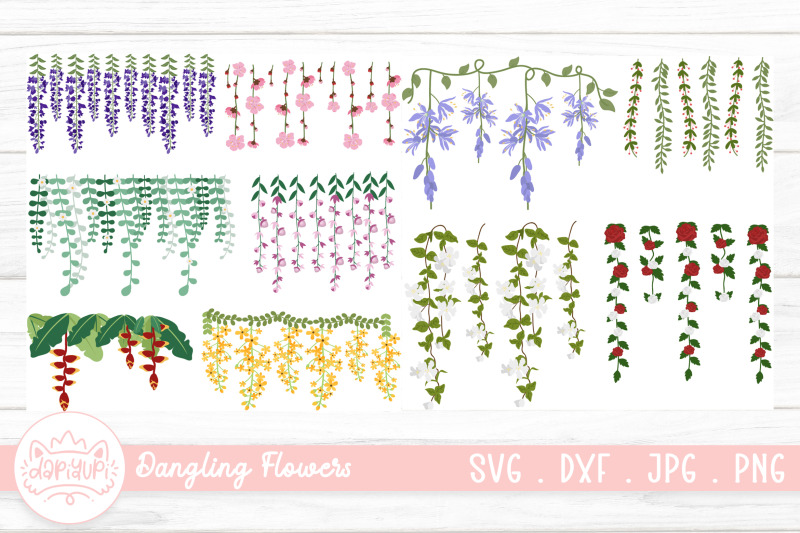 hanging-flower-string-clipart-bundle-flowers-sublimation