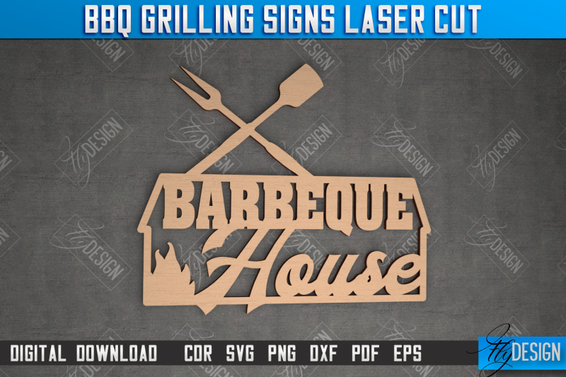 bbq-grilling-sign-patio-sign-wall-signboard-kitchen-dcor-cnc-f