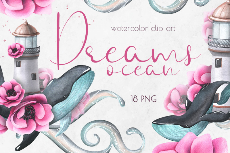 whales-amp-flowers-watercolor-clip-art